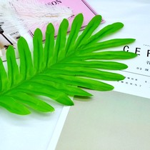 Online shop shooting ins ins Wind very simple wind simulation tropical plant coconut tree leaves iron leaves pendulum props