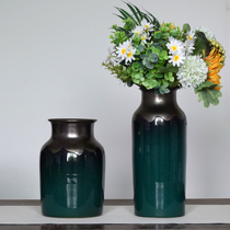 Countertop hydroponic ceramic vase living room desktop tea table small ornaments new Chinese porch TV cabinet decoration large