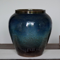 New Chinese home desktop ceramic vase TV cabinet porch ornaments landing dry flowers dried branches pottery jar courtyard study