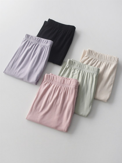 봄과 가을 모달 얇은 라이너 바지에서 여성을위한 가을 바지 큰 크기의 슬림 한 마크가없는 슬림 한 leggings 라인 바지 작은 발 봄과 가을 모달 얇은 라이너 바지에서 여성을위한 가을 바지 큰 크기의 슬림 한 마크가없는 슬림 한 leggings 라인 바지 작은 발