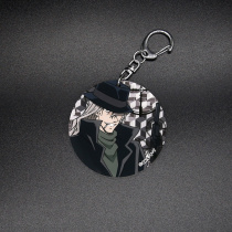 Black Dress Organization Detective Cornanchen Wine Bourbon Bitter Ai Wine Vodka Bifacial Acrylic Key Buckle Pendant