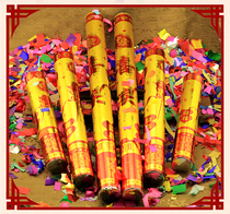 Wedding Wedding festive supplies Fireworks tube Celebration party salute Centennial wedding concierge flower button