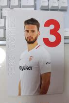 Gomez Spain Sevilla 18 19 Official White Card for the season