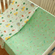 Customized cot sheets cotton breathable cotton newborn children spring and autumn Four Seasons baby sheets bed hats