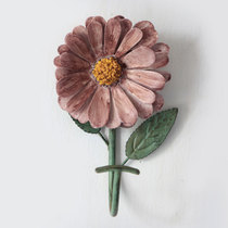 French country American countryside pastoral iron flower big adhesive hook towel adhesive hook foreign trade export anti-rust adhesive hook