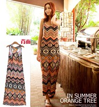 Boho long dress Plus size dress Thin suspenders Sexy vacation base skirt Vintage beach skirt Bali