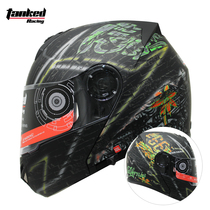 German Tank Tank Racing Motorcycle Helmet Anti-fog Exposed Helmet Double lens Bluetooth headset for men and women