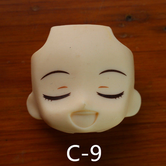 正版散货gsc粘土人脸ob11素体配件替换脸头面表情模改分尸