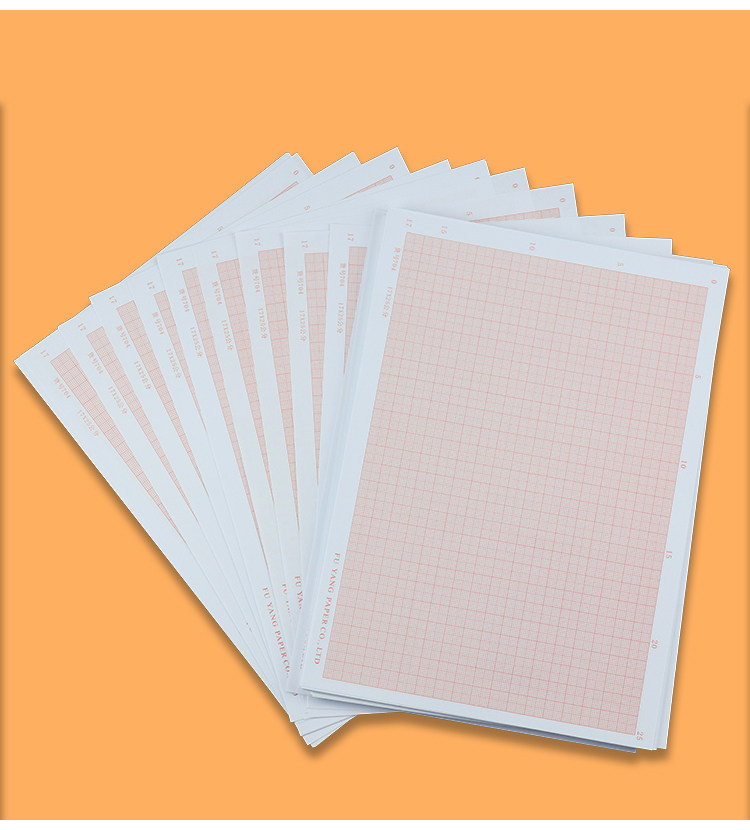 网格纸a2坐标纸a1方格纸计算纸学生桔红格子工程建筑绘图纸a3 a4