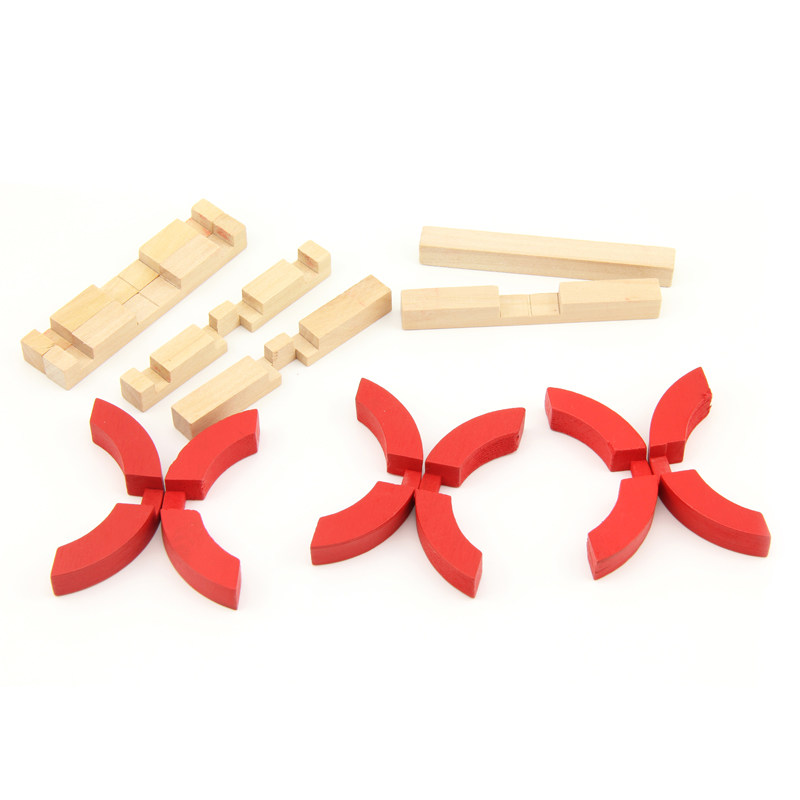 孔明锁鲁班锁 地球仪 古典成人儿童拆装解锁益智玩具木制精品