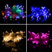 Christmas LED light string 10 meters colored light flashing light string Christmas Tree window holiday wedding lighting can be connected in series