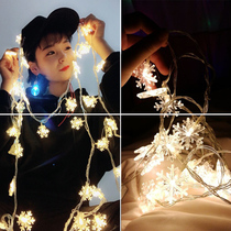 led lights flashing lights string lights string starry stars lights snowflake lights Christmas tree lights festival wedding lights string