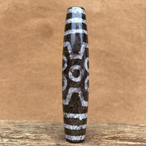 Xiangxiong Tianzhu Natural Tibetan Seven-eyed Tianzhu Full cinnabar Genuine Rough Shale Tianxiong Stone Tianzhu