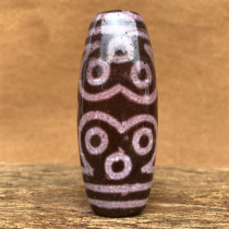 Tibetan Tianzhu Tibetan legend Fourteen-eyed Tianzhu Natural cinnabar genuine nine-eyed Shale Tianzhu Stone Tianzhu