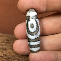 Tibetan Tianzhu Tibetan legend Two-eyed Tianzhu natural cinnabar fire for Tianzhu genuine products to pure agate jade package pulp oil run