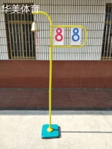 Track and field equipment End point copper clock timing clock Rattling end point circle frame with hand push scoreboard Large copper clock