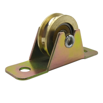 T-type single pulley steering wheel directional wheel aluminum alloy door and window pulley stainless steel pure copper wheel door and window hardware accessories