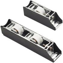 Broken Bridge aluminum sliding door window pulley with bearing single wheel aluminum alloy moving door and window roller double wheel nylon wheel wear resistance