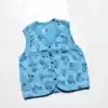 Warm Xin Children combed cotton single-layer vest Boys knitted autumn clothes cloth waistcoat Medium and large children's thin folio vest