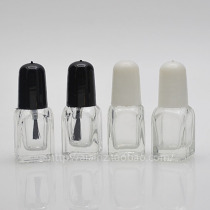 2ML transparent glass bottle with hairbrush cover or without Connese lid hairbrush bottle liquid blush Split Bottle