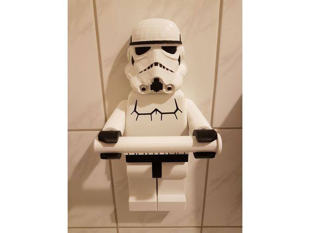 3D Printed Star Wars Stormtrooper Lego Toilet Paper Towel Lego