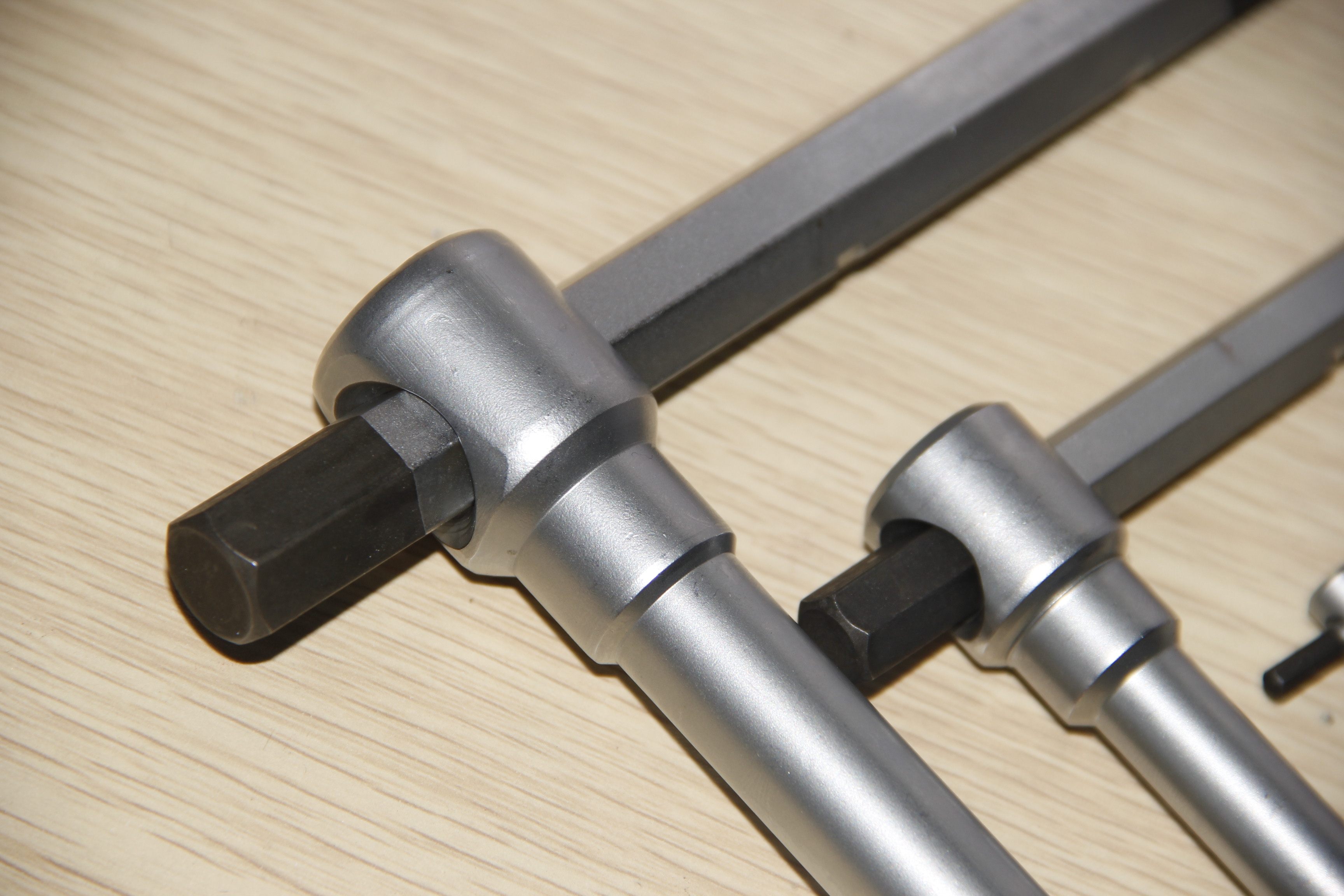 进口force铁柄滑杆t型内六角扳手 横杆可活动 三头可用内六角套装