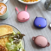 Martube second generation cute pet USB charging cartoon animal hand warmer EAR mini electric cake mobile power supply