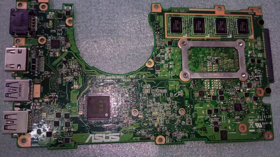 原装华硕/asus x201e 主板 奔腾处理器单钩