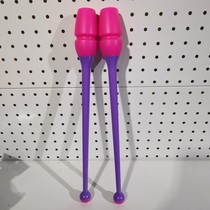 Alyssa rhythmic gymnastics stick two-color gymnastics stick alisa pink purple connectable gymnastics stick length 360mm