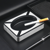 Minimalist fashion JIFENG monsoon ashtrays with cover metal windproof sealed living room delicate desk creativity