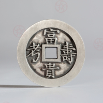 3 8 cm such as the days rise rich and expensive to be paid to press the winning money pure silver silver pendant stone nestles gold and silver coins