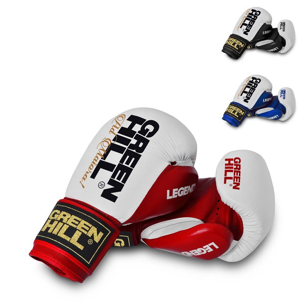 greenhill 进口正品 legend 真皮 散打泰拳拳击手套拳套