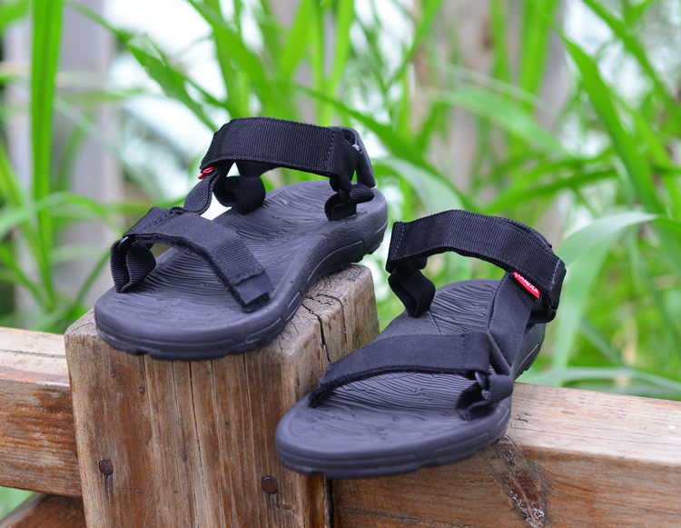 越南橡胶底2018凉鞋男女鞋韩版原宿ulzzang平底日系布带百搭情侣 - 微