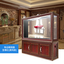 European fish tank aquarium living room screen ecological fish tank super white glass large bottom filter 9721-pqbz