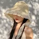 레이스 레이스 스 트리머 햇살 밀짚 모자 어부 모자 모자 모자 프랑스 여름 여름 여성의 큰 챙 잎 해변 접이식 레이스 레이스 스 트리머 햇살 밀짚 모자 어부 모자 모자 모자 프랑스 여름 여름 여성의 큰 챙 잎 해변 접이식