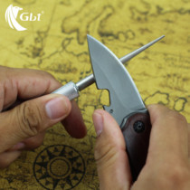 Multifunctional alloy file outdoor folding knife Pen sharpening rod sharpening stone tooth edge fish hook sharpener