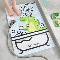 Bathroom anti-skid mats for children in shower rooms Bathing waterproof anti-fall mats cartoon summer