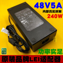 Original 48v5a3a2 power adapter POE switch Optical end router monitoring LED centralized power supply
