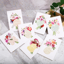 Korean creative small card birthday high-end Chinese Valentines Day hipster creative high-end blessing thanks to Dahe card envelope