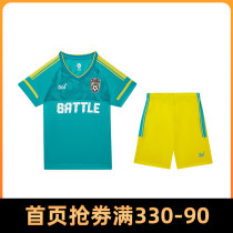 (Shopping mall same model) 361 childrens clothing boys football set 2021 new childrens breathable quick-drying childrens clothing