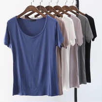 Modal T-shirt womens short-sleeved loose top size comfortable Korean student V-neck half-sleeved Modal cotton short-sleeved shirt