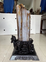 Tree jade rough Small and medium-sized ornaments Ice species wood fossil Silicified wood modeling stone Lucky Town House Qishi Sold