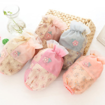 Double-layer mesh womens sleeves Office housework anti-fouling lace sleeves Autumn and winter Korean version sleeve manufacturers