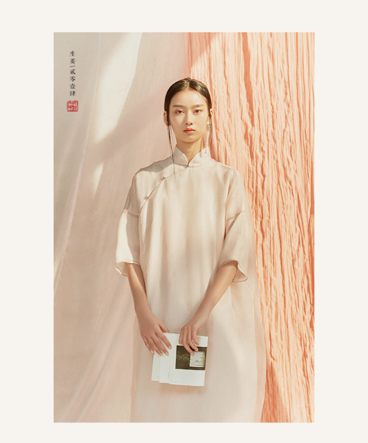 女古铺装原创禅衣茶服新立领中式文艺复古改良旗袍连衣裙11721630