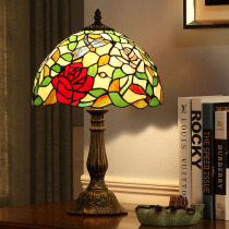 Wedding gifts Vintage fashion pastoral European bedroom bedside lamp Creative art Dimmable Table lamp