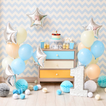 18 Inch Pink Pentagram Aluminum Film Balloon Tech Shenzhen Festival Restaurant Venue Arrangement Dress Pink Star Balloon