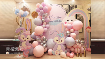 Shenzhen Balloon Door-to-door Arrangement High-end Custom Surprise Placement Creative Childrens Birthday Arrangement Baby Birthday
