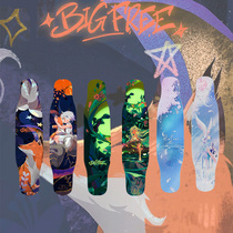 BIGFREE Professional Child Skateboard Long board Adult Step DANCING Pingflower Girls dance board Double Teething Girl