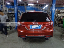 Honda Jed Odyssey exhaust pipe modification middle-out double-out four-out exhaust pipe modification sports car sound