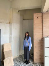 Lonslan homemade small turtleneck mink fur texture sweater